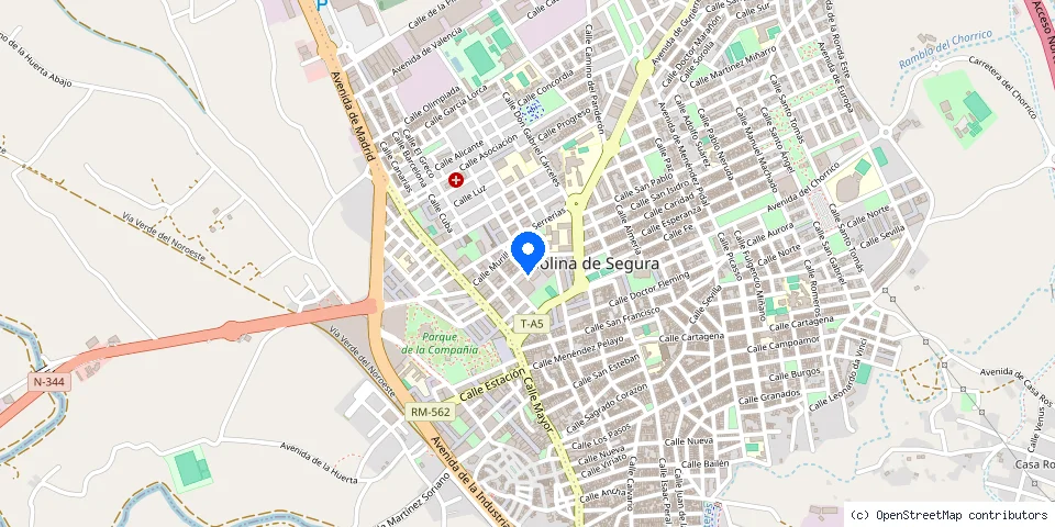 Mapa de la ubicación publicada de Pérez Cerrajeros