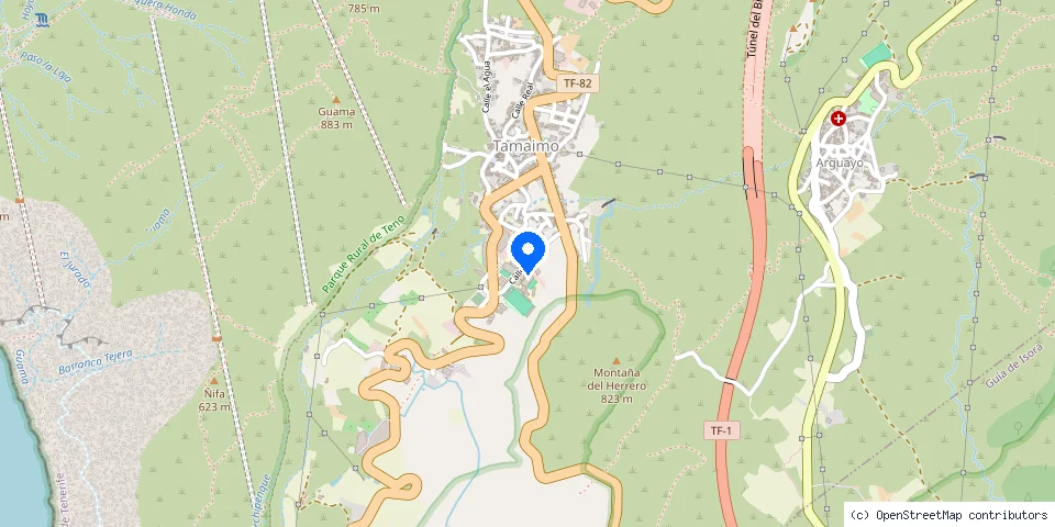 Mapa de la ubicación publicada de Cerrajería Rg Tamaimo S.L.