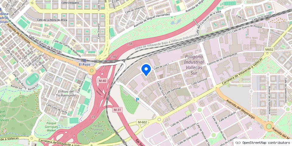 Mapa de la ubicación publicada de Serlan