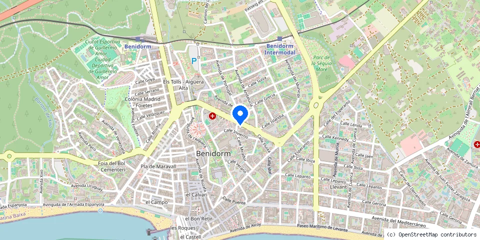 Mapa de la ubicación publicada de Master Keys