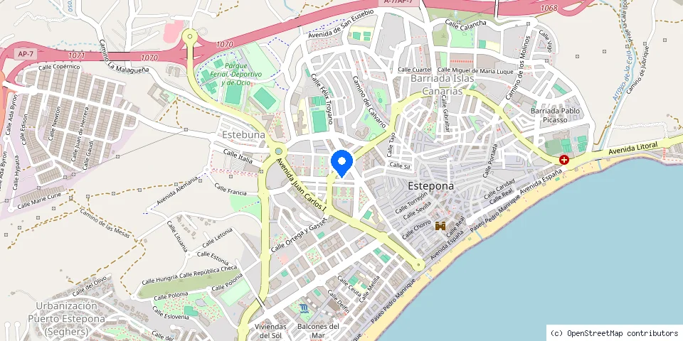 Mapa de la ubicación publicada de Multillaves