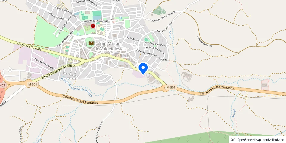Mapa de la ubicación publicada de Cerrajeria Ferromadrid