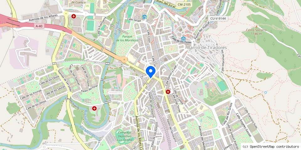 Mapa de la ubicación publicada de Don Llaves