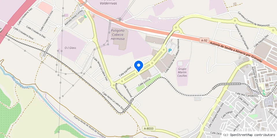 Mapa de la ubicación publicada de Sevilla Car Keys Locksmiths Barrera