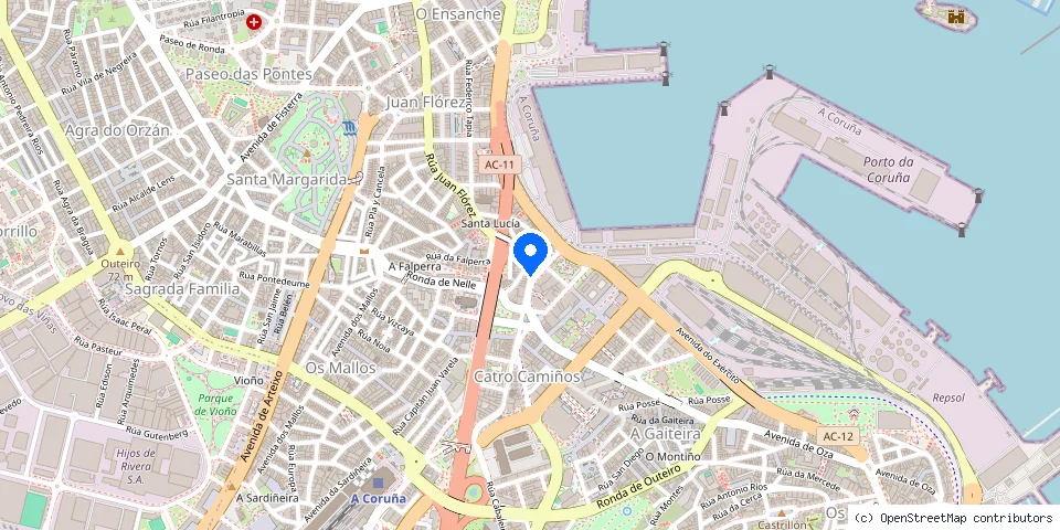 Mapa de la ubicación publicada de Los Manosos