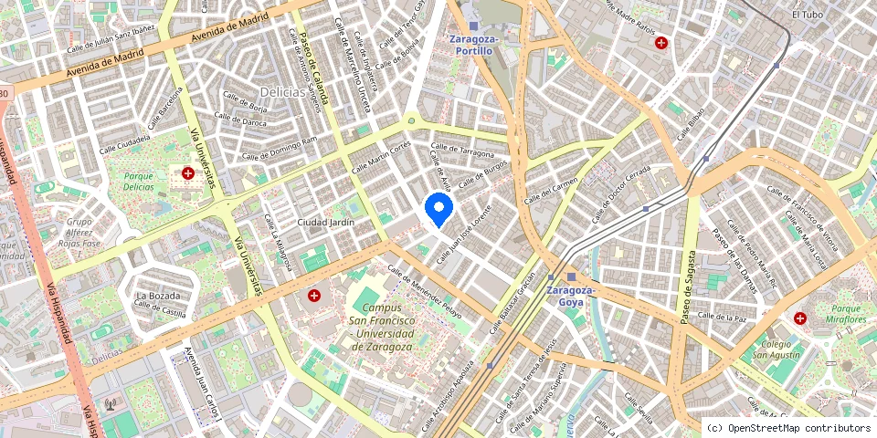 Mapa de la ubicación publicada de Cerrajería Gil