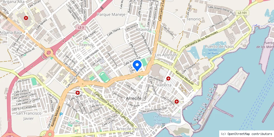 Mapa de la ubicación publicada de Cerrajero Adrián