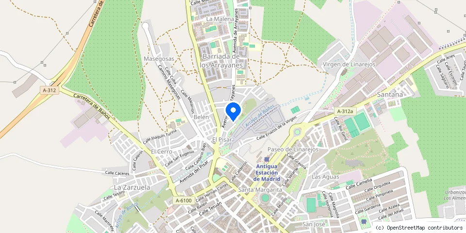 Mapa de la ubicación publicada de Multiservicios Castillo