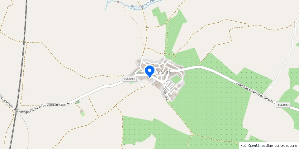 Mapa de la ubicación publicada de Cerrajería Pesado