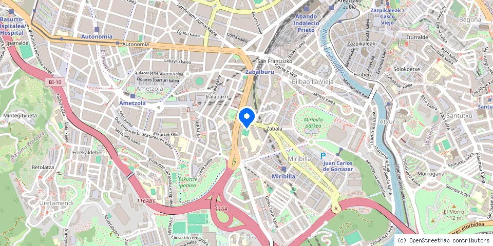 Mapa de la ubicación publicada de Cerrajeria Ferreteria Garpe