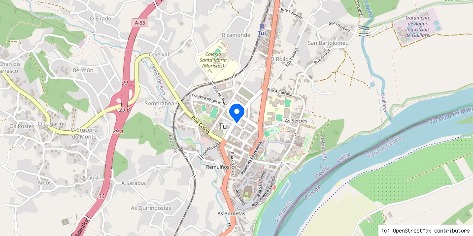 Mapa de la ubicación publicada de Cerrajeria Aloia