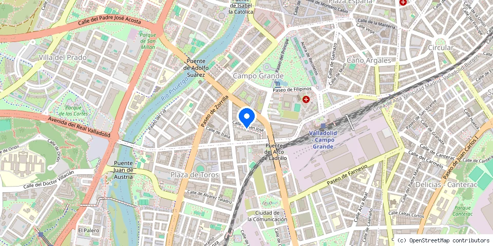 Mapa de la ubicación publicada de Súper López