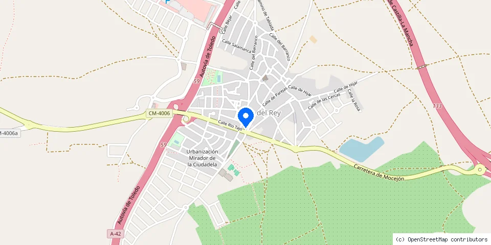 Mapa de la ubicación publicada de Cerrajería "El Toledano"