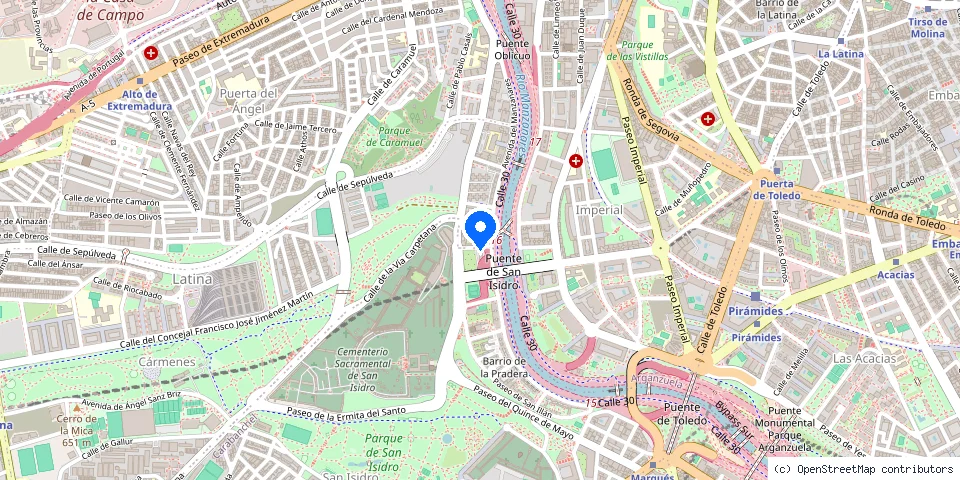 Mapa de la ubicación publicada de Cerrajeros Madrid Baratos - Economicos