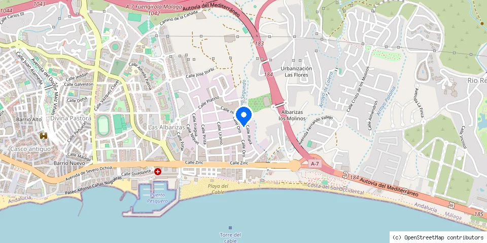 Mapa de la ubicación publicada de Cerrajería Sanjuan