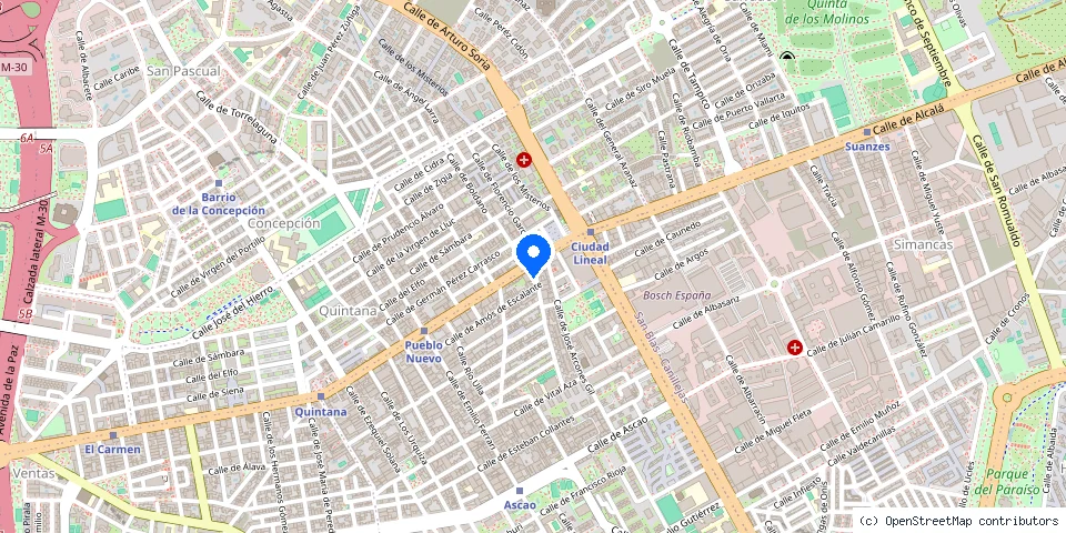 Mapa de la ubicación publicada de Cerrajeria Marrero
