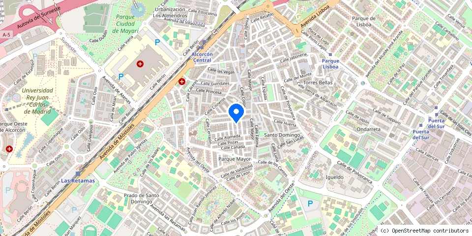 Mapa de la ubicación publicada de Cerrajero Urgente Alcorcon
