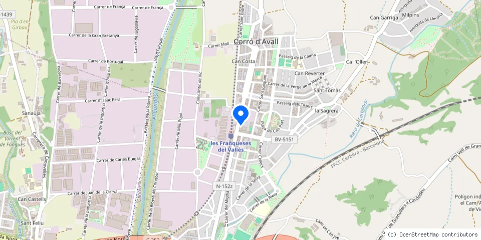Mapa de la ubicación publicada de La Clau amb Botes