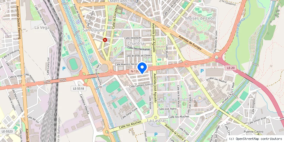 Mapa de la ubicación publicada de Ferreteria la Llave