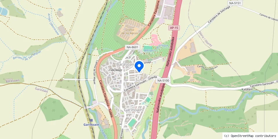Mapa de la ubicación publicada de Cerrajería Ezpeleta