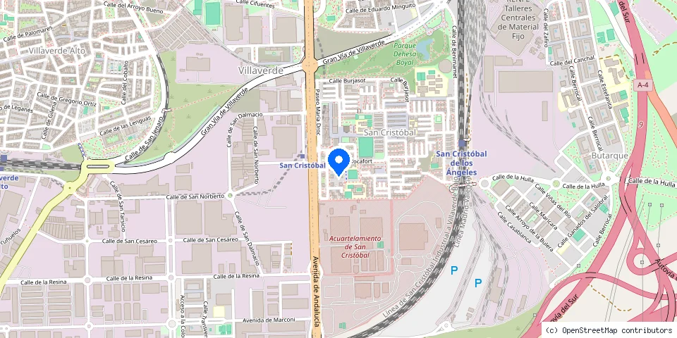 Mapa de la ubicación publicada de Cerrajeria Jose Elias
