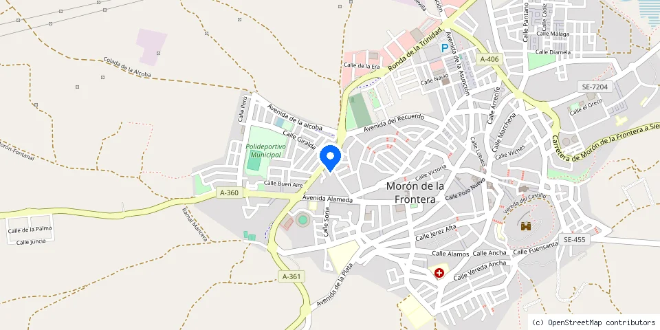Mapa de la ubicación publicada de Logo llave