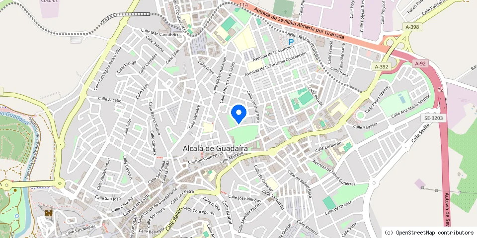 Mapa de la ubicación publicada de Cerrajeros Alcalá