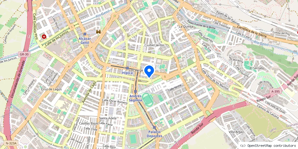 Mapa de la ubicación publicada de Mc Servicios Profesionales