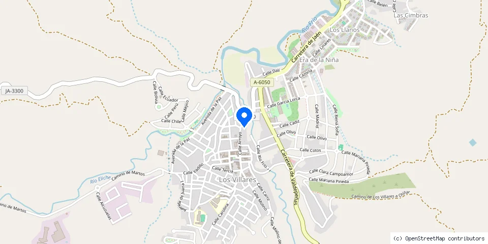 Mapa de la ubicación publicada de Alejandro Ruiz Cantos