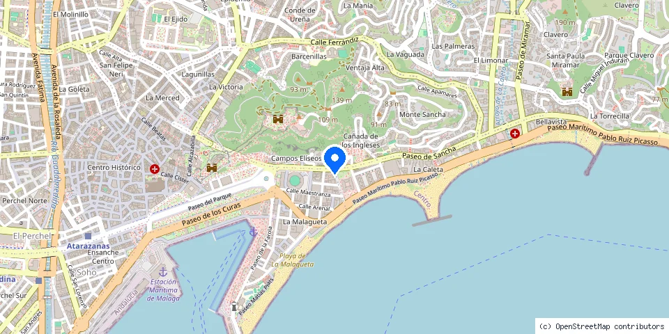 Mapa de la ubicación publicada de Adima Detectives