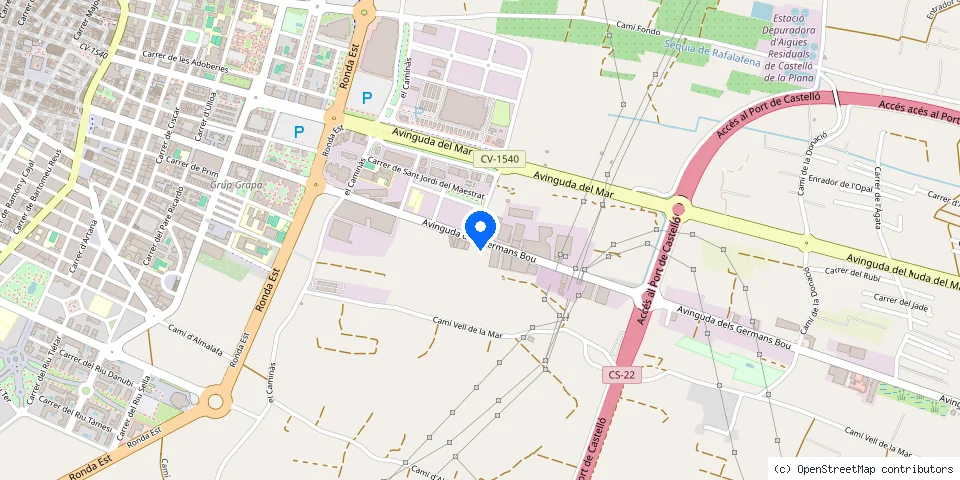 Mapa de la ubicación publicada de Cerrajeros de Castellon