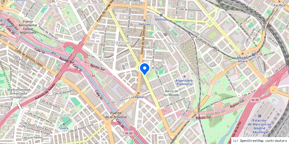 Mapa de la ubicación publicada de Cerrajeros Madrid Abrehogar 24 horas