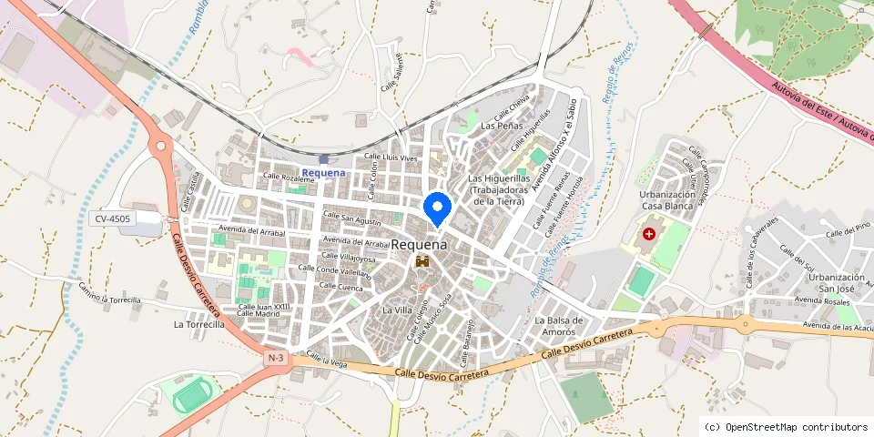 Mapa de la ubicación publicada de Cerrajeros Requena 603 441 161