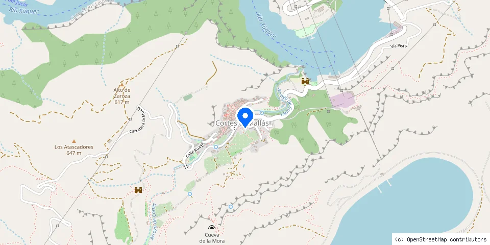 Mapa de la ubicación publicada de Cerrajeros Cortes de Pallás 603 441 161