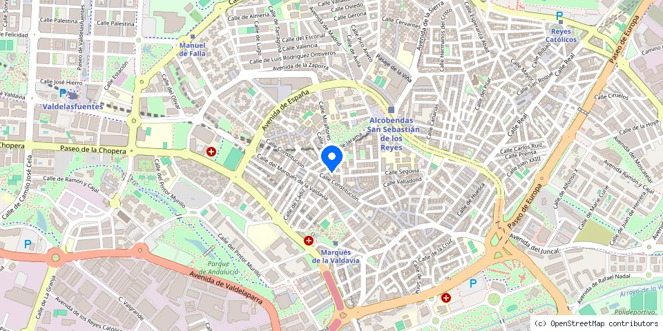 Mapa de la ubicación publicada de Cerrajero Alcobendas