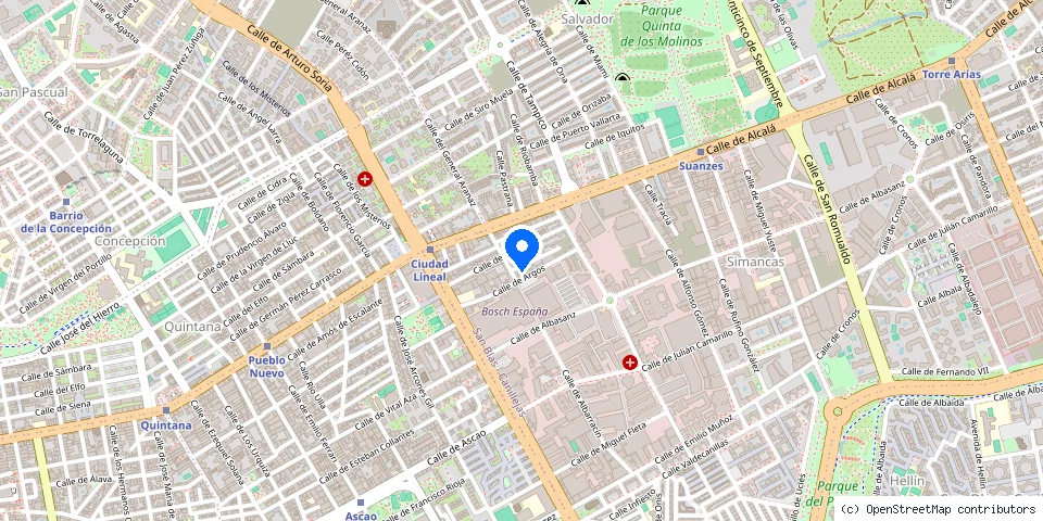 Mapa de la ubicación publicada de Cerrajería Soler