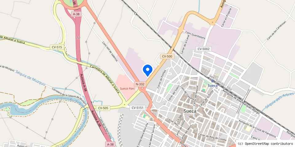 Mapa de la ubicación publicada de Cerrajeros Sueca Serrallers 603 441 161