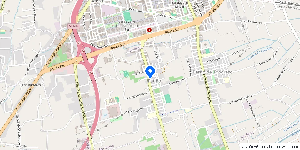 Mapa de la ubicación publicada de Tecemur