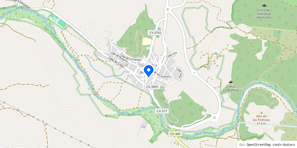 Mapa de la ubicación publicada de Cerrajeros Pedralba 603 441 161