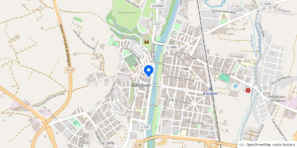 Mapa de la ubicación publicada de Ferreteria Armengol / Armengol Cuina Llar Ferreteria