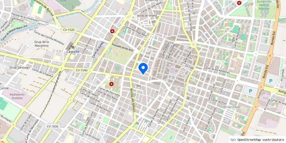 Mapa de la ubicación publicada de Leo Cerrajero 24h Castellón
