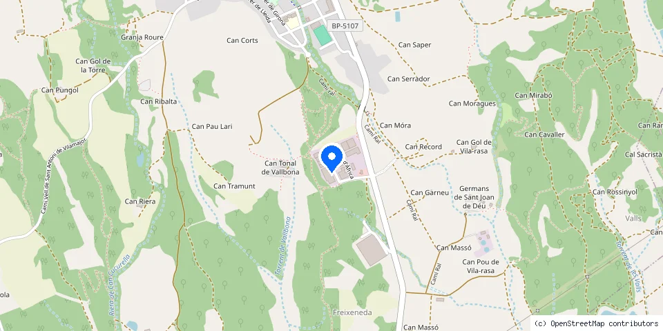 Mapa de la ubicación publicada de Cerrajería Coop de Clau