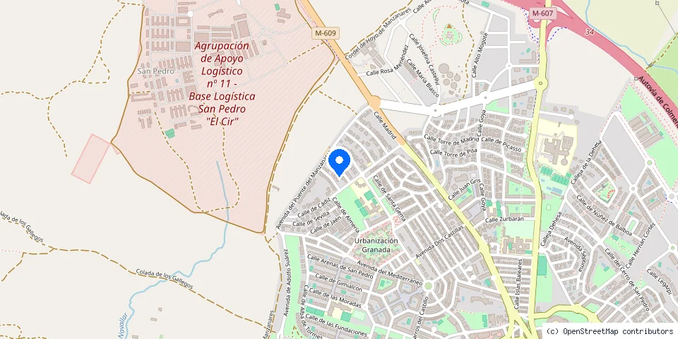 Mapa de la ubicación publicada de CERRAJEROS MORENO 24H