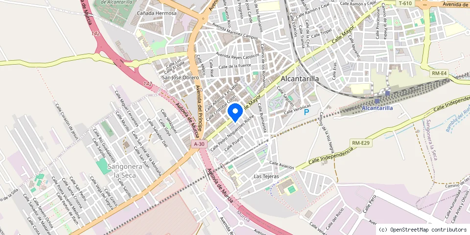 Mapa de la ubicación publicada de Iberillaves S.L Alcantarilla