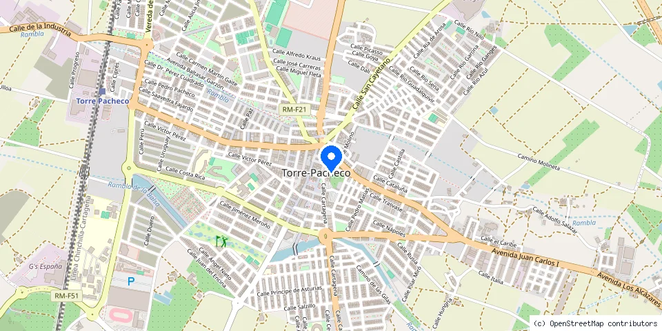 Mapa de la ubicación publicada de Ros cerrajero Torre Pacheco