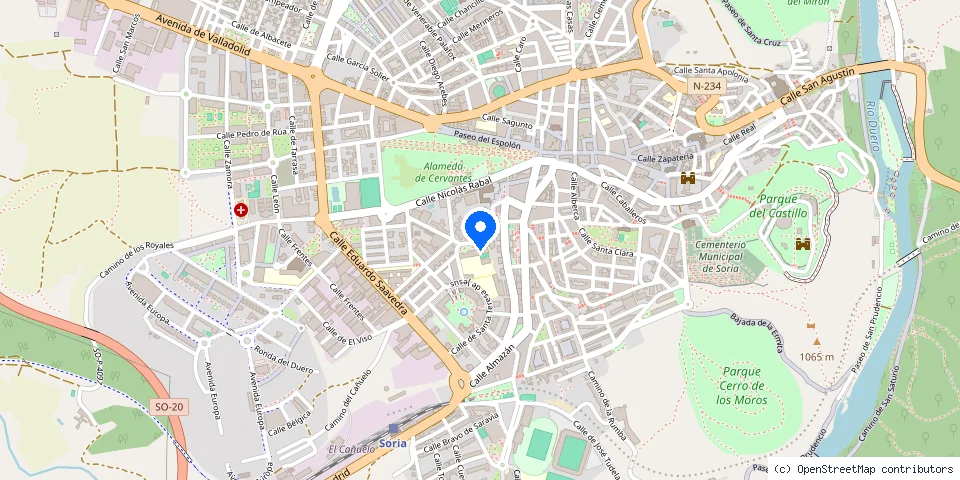 Mapa de la ubicación publicada de Juanjo cerrajero en Soria urgencias 24h