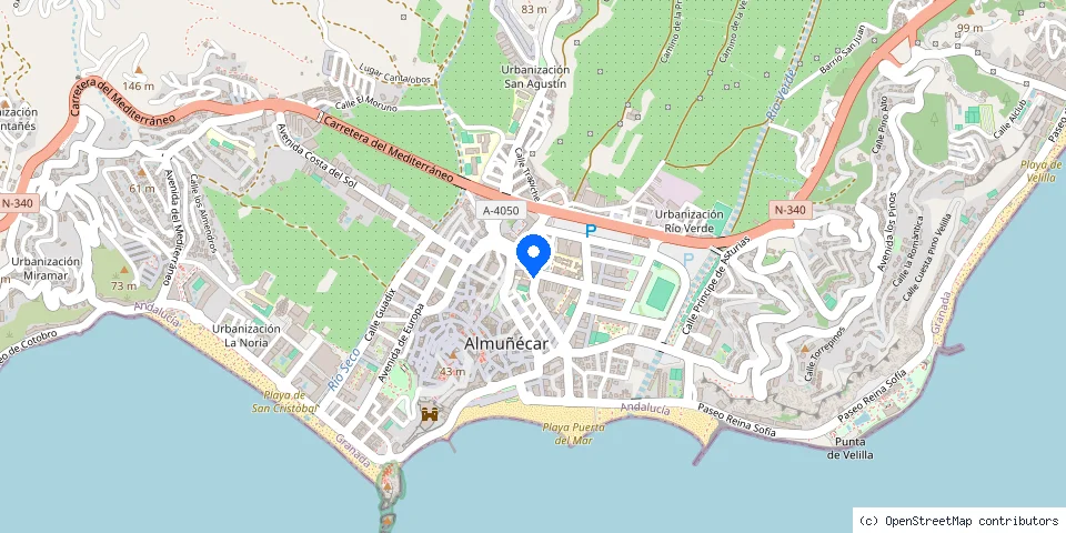 Mapa de la ubicación publicada de Carlos Martín