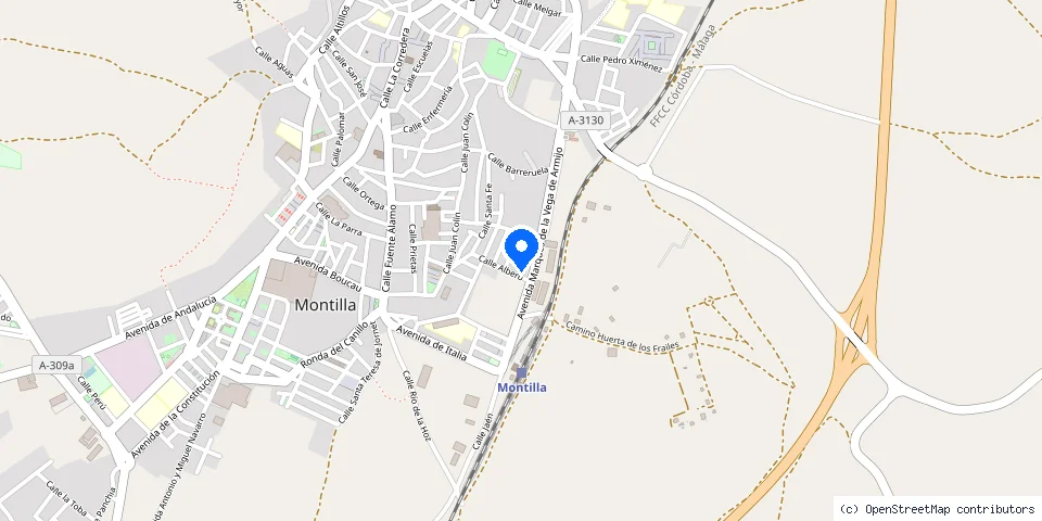 Mapa de la ubicación publicada de Cerrajeros Montilla Pedro