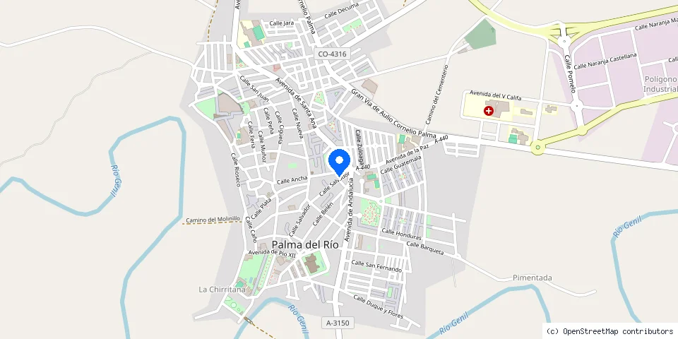 Mapa de la ubicación publicada de Cerrajero Eloy