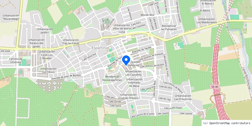 Mapa de la ubicación publicada de Cerrajero 24h Persianero BRISANSVQ